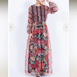 VINTAGE Printed Chiffon by Felix Arbeo